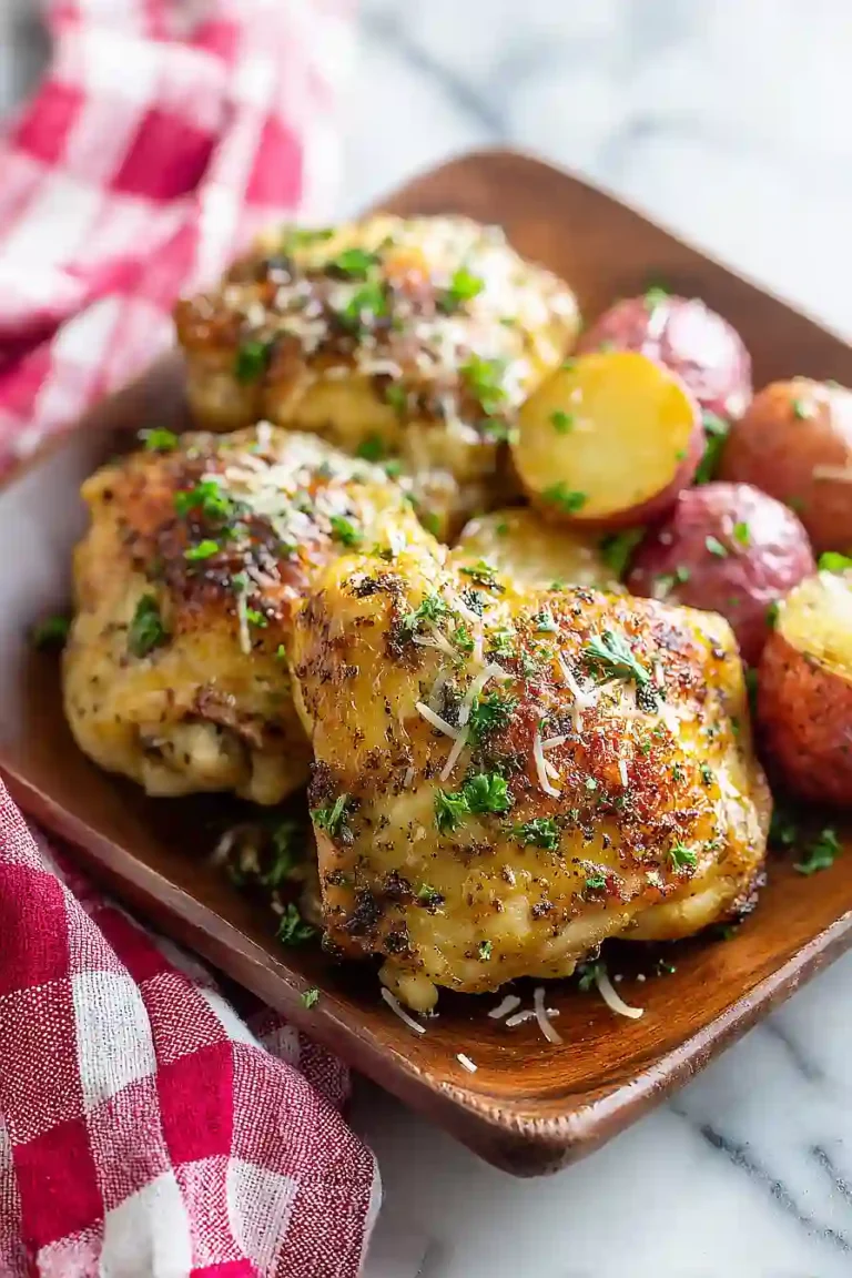 Crockpot Garlic Parmesan Chicken