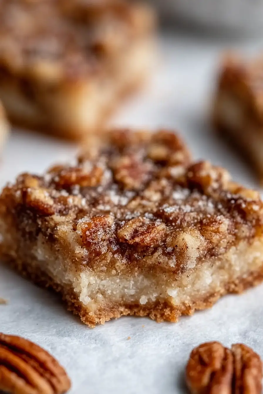 paleo pecan pie bars