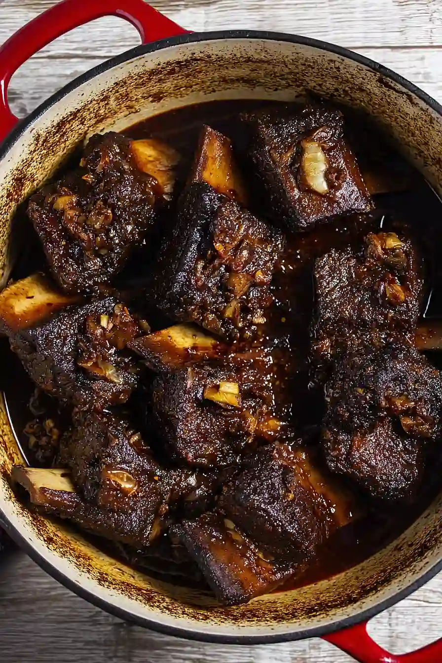 Balsamic Bourbon Short Ribs