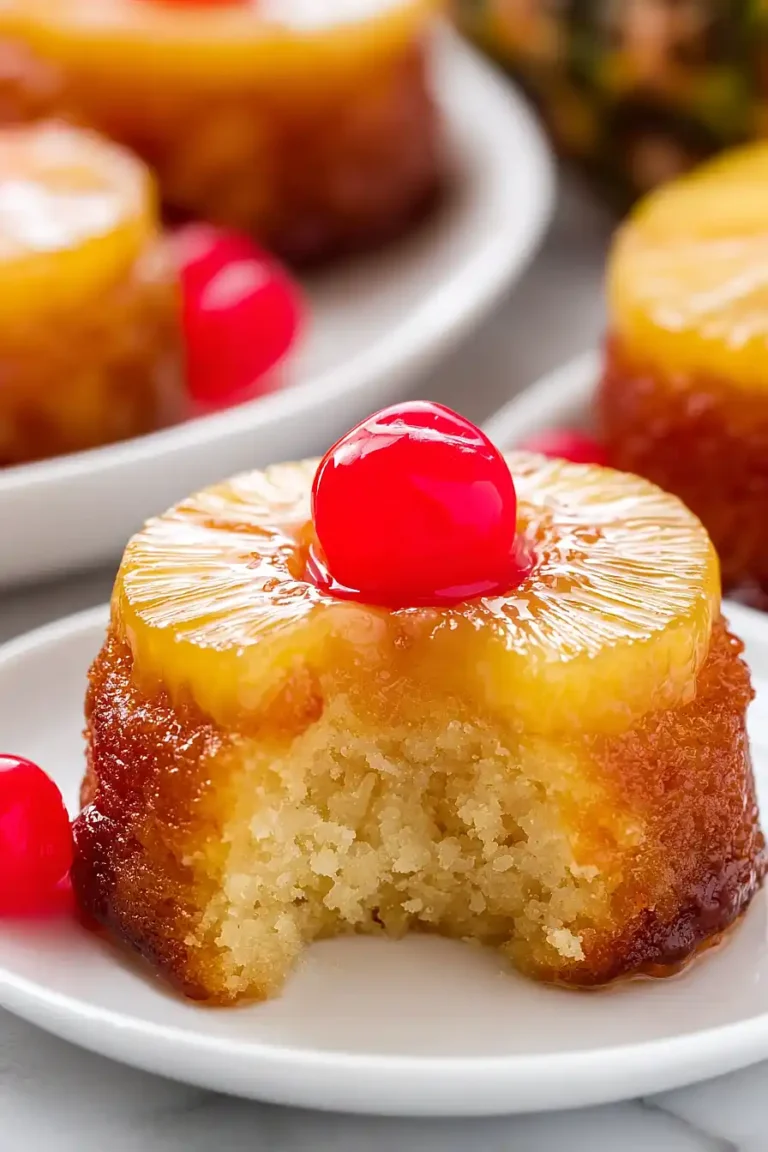 Mini Pineapple Upside Down Cakes