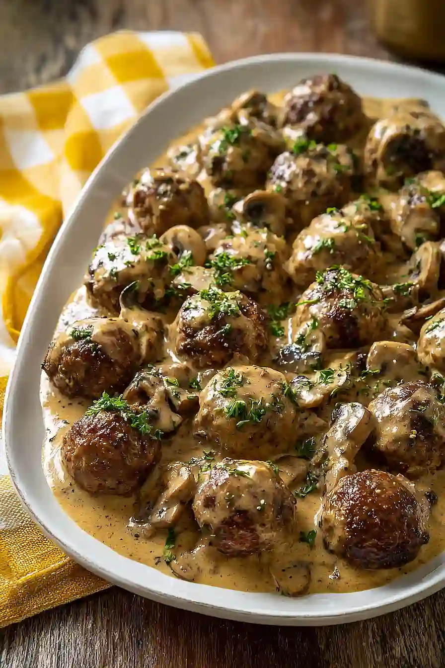 Meatball Stroganoff