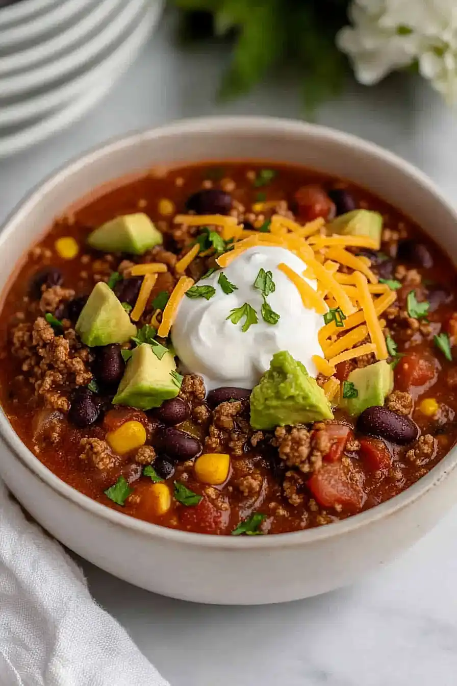 crockpot taco chili