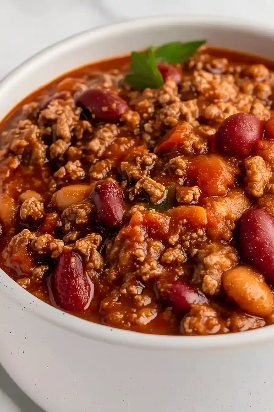 crockpot chili with beer