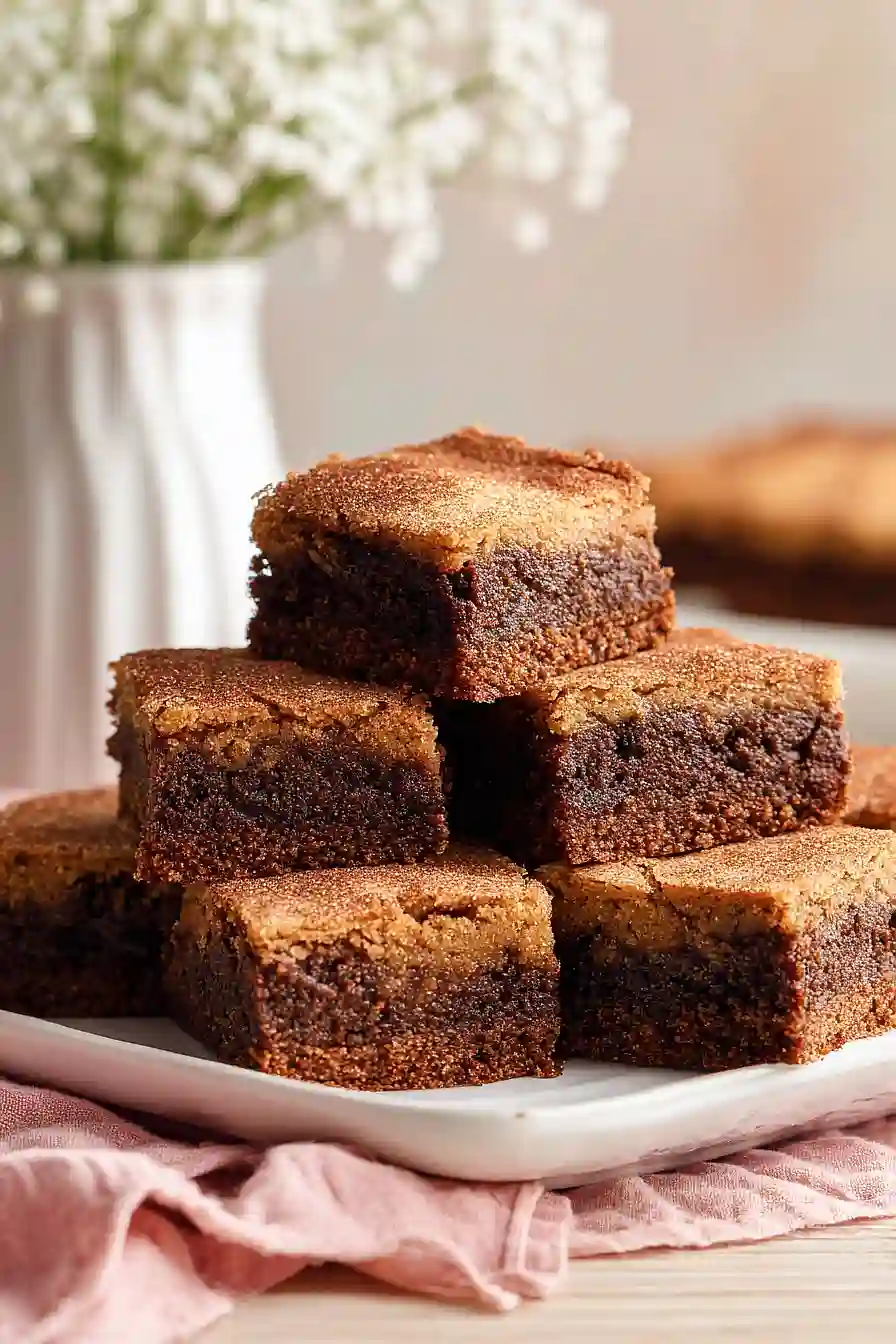 snickerdoodle brownies
