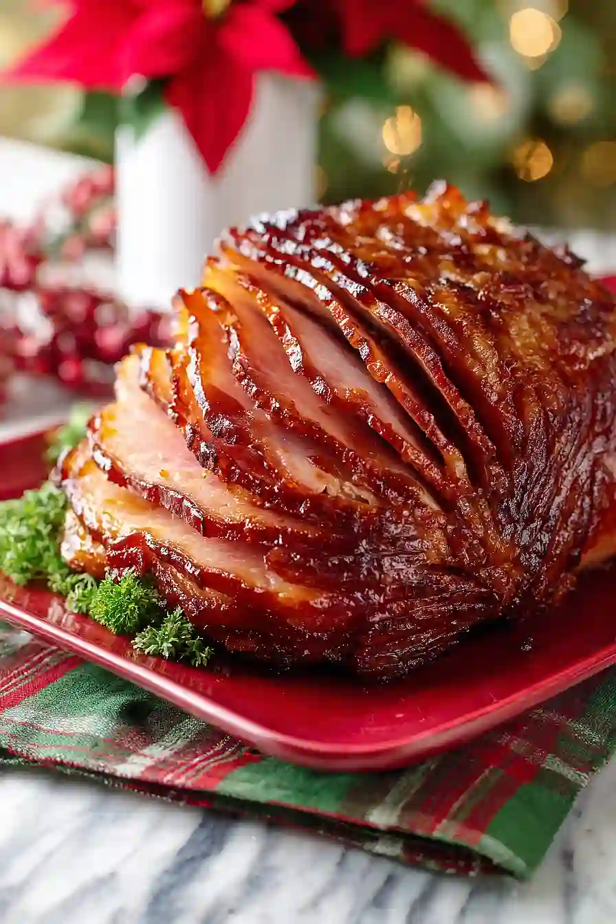 smoked glazed ham