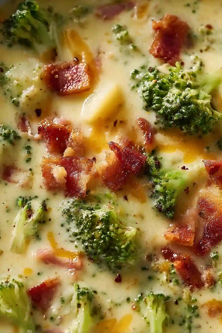 broccoli cheddar and bacon soup