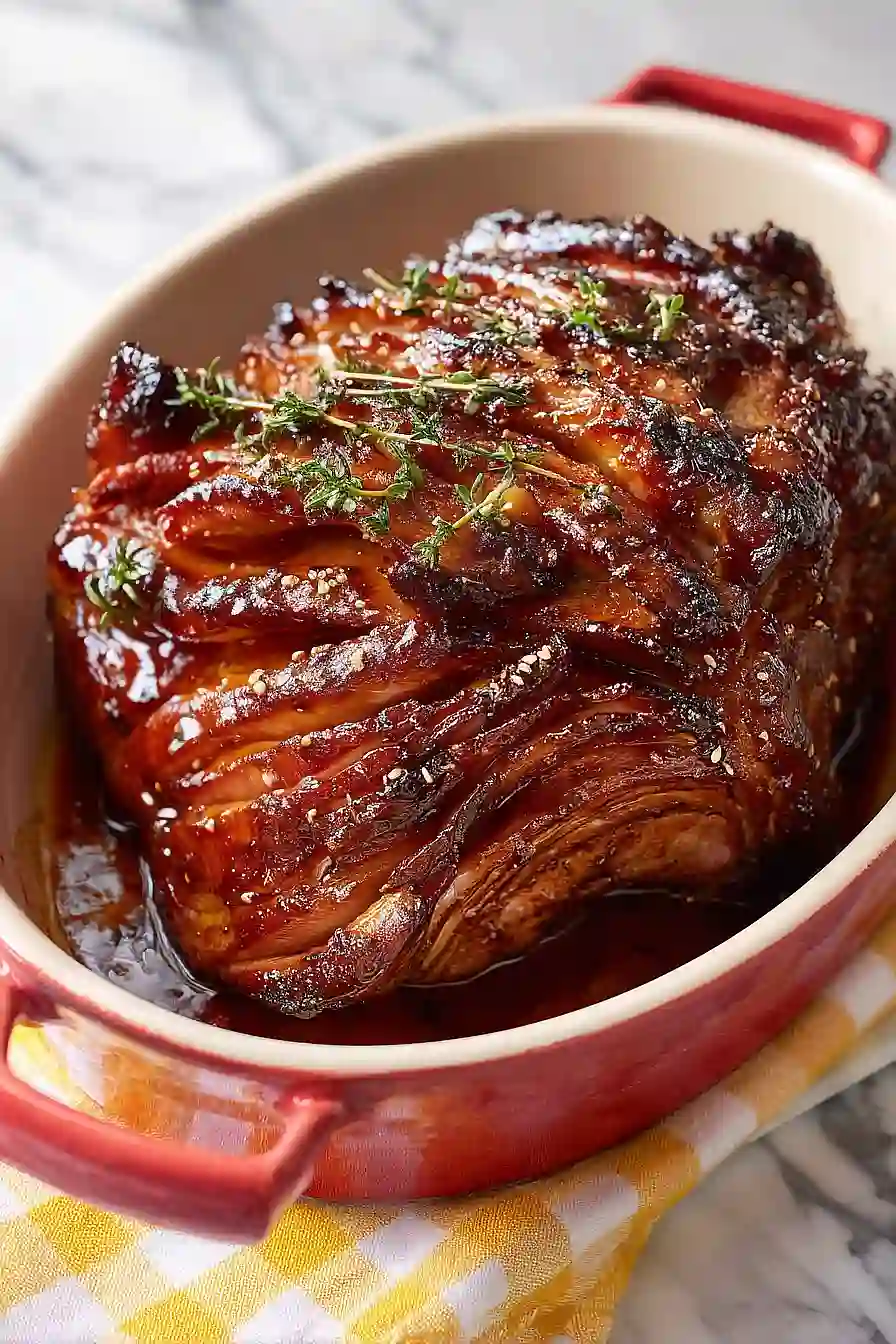 teriyaki glazed ham