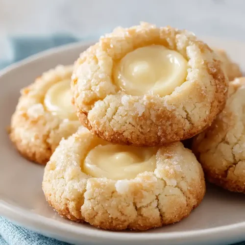 cheesecake thumbprint cookies
