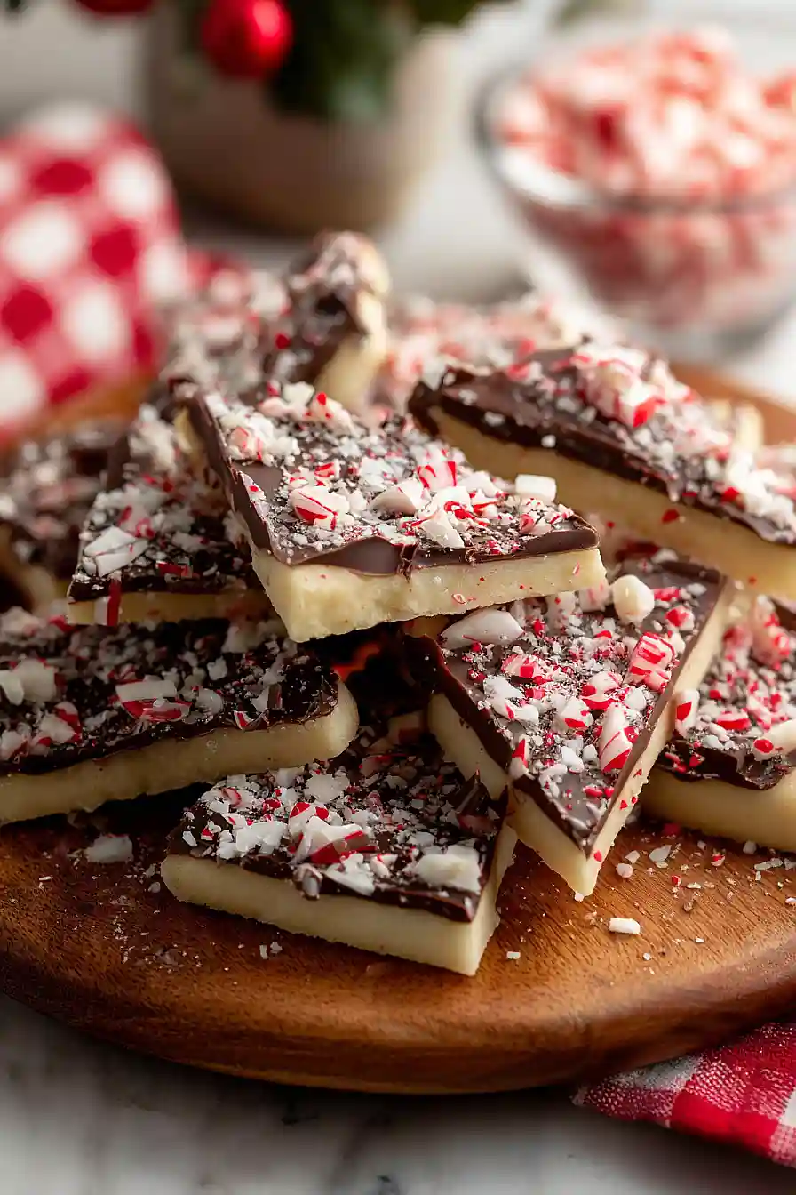 peppermint bark sugar cookies