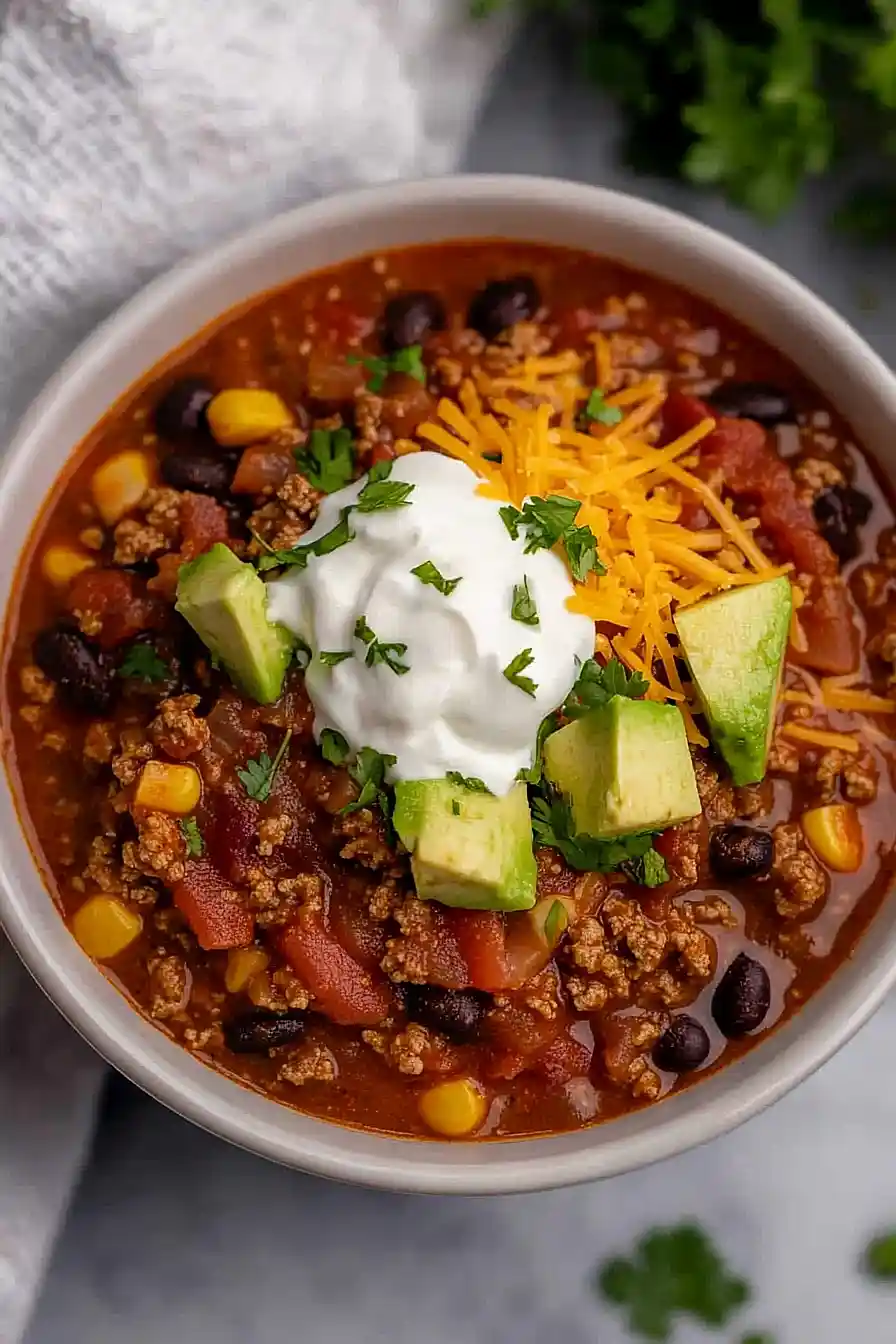 crockpot taco chili