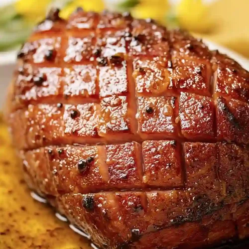 vegan glazed ham