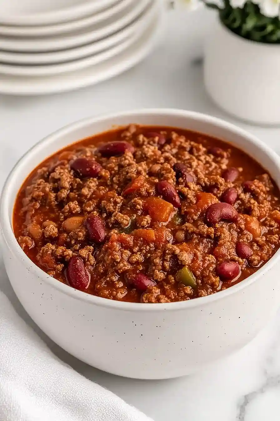 crockpot chili with beer