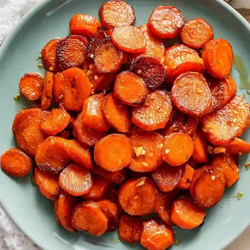 honey glazed carrots with garlic