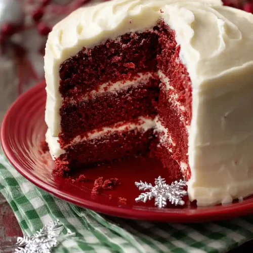 southern red velvet christmas cake