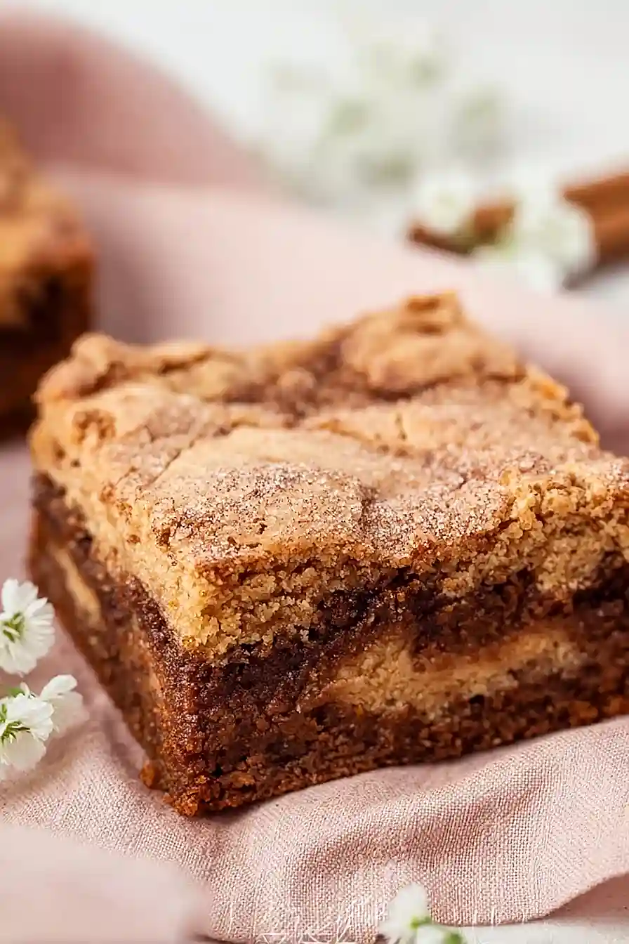 snickerdoodle brownies