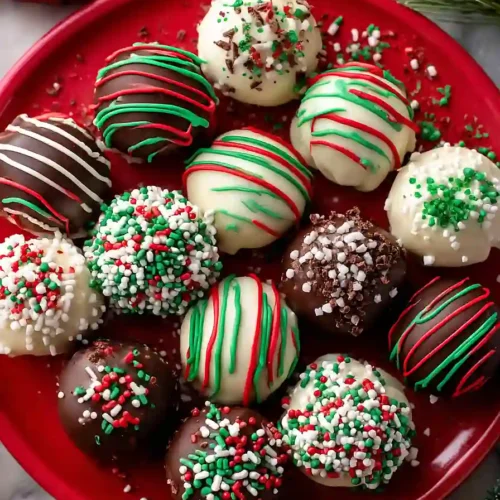 christmas chocolate truffles