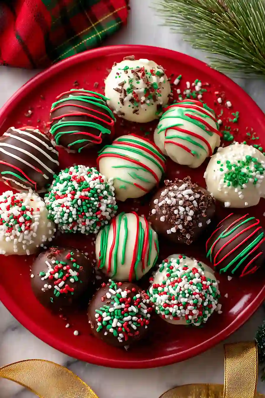 christmas chocolate truffles
