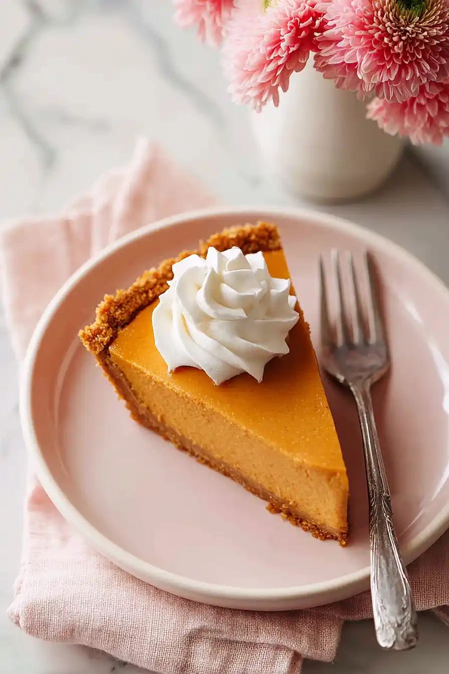 sweet potato pie with graham cracker crust