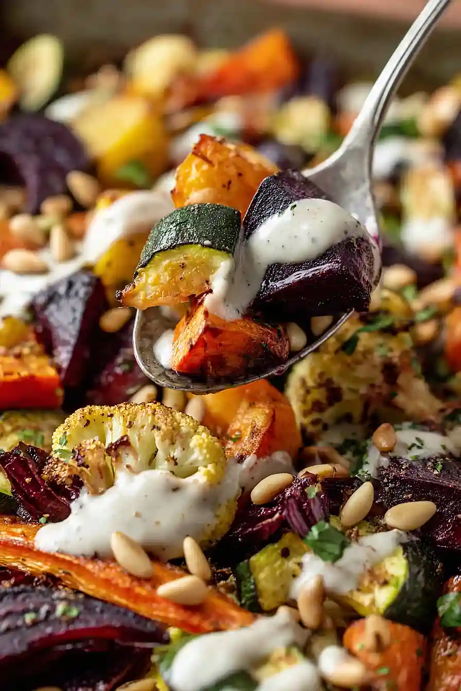 middle eastern roasted vegetables