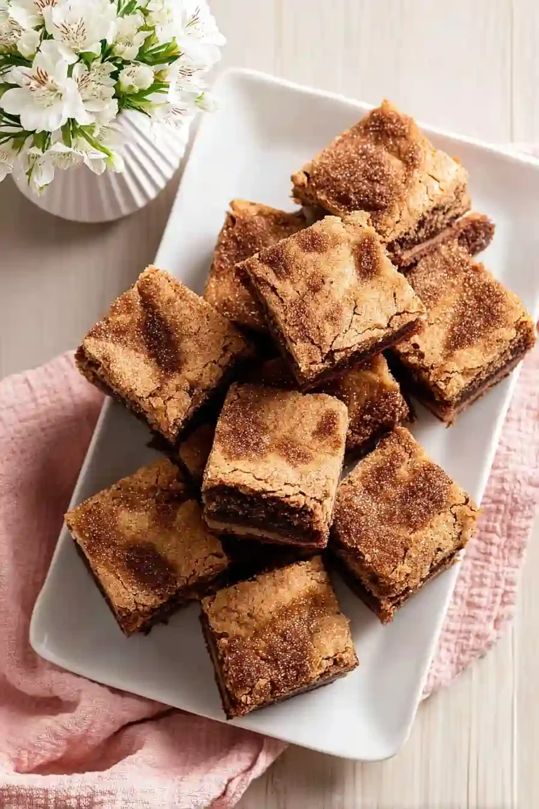 snickerdoodle brownies