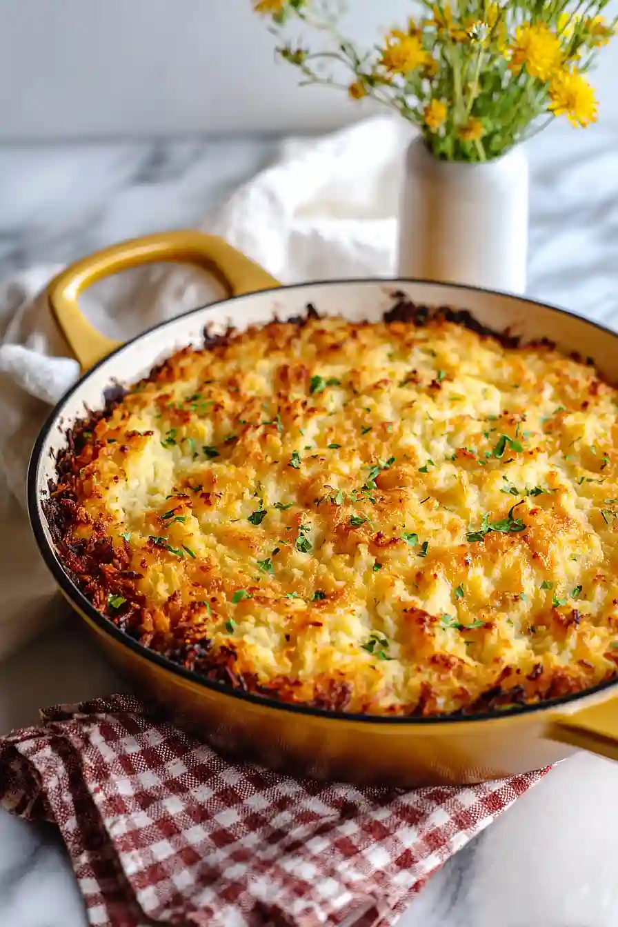 hash brown shepherd's pie