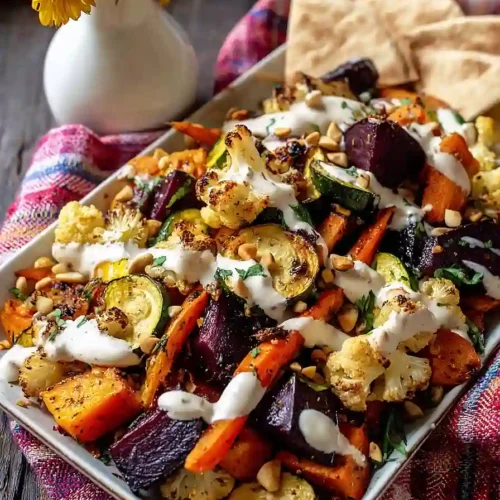 middle eastern roasted vegetables