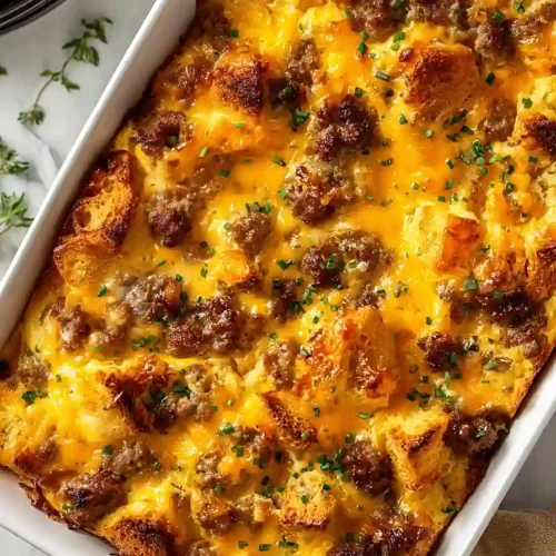 sausage and egg bake