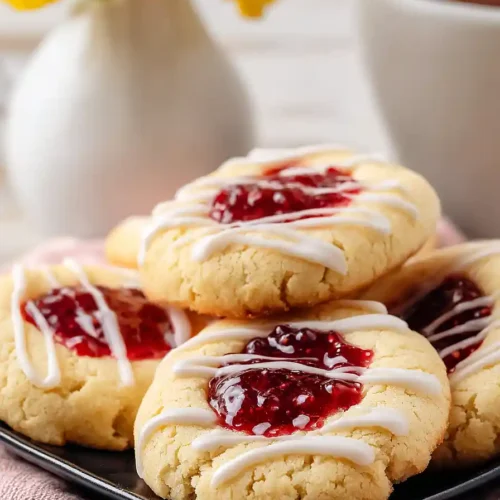 eggless thumbprint cookies