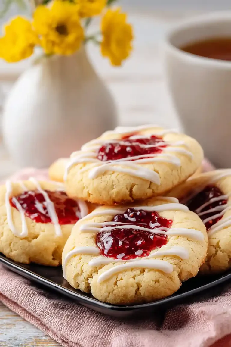 eggless thumbprint cookies