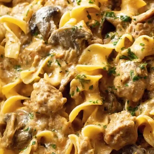 Ground Turkey Stroganoff
