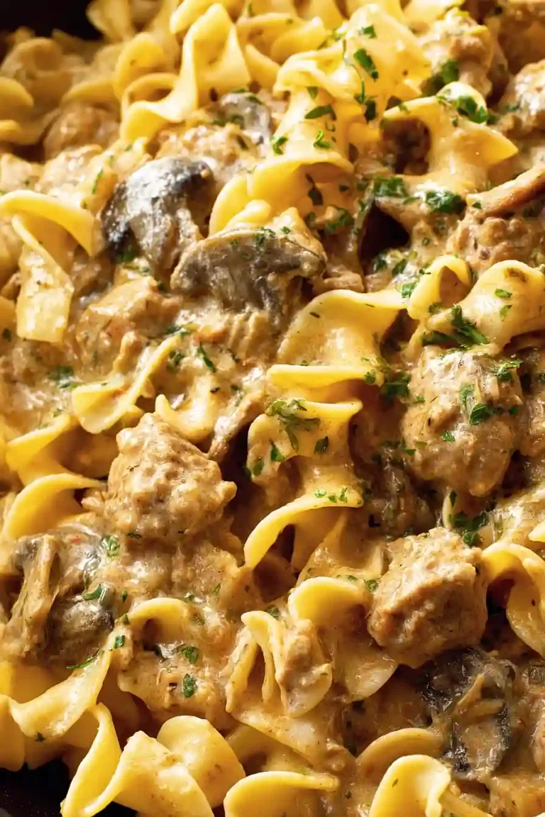 Ground Turkey Stroganoff