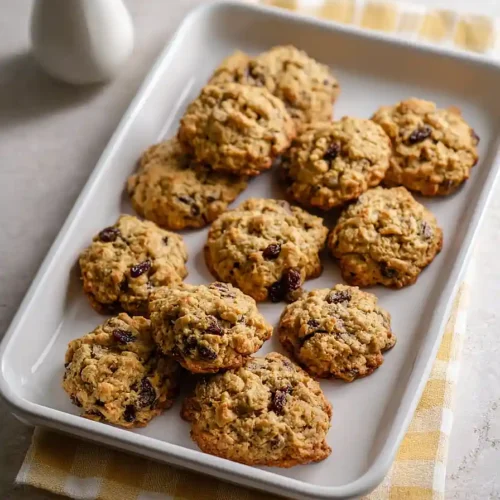 quick oatmeal raisin cookies