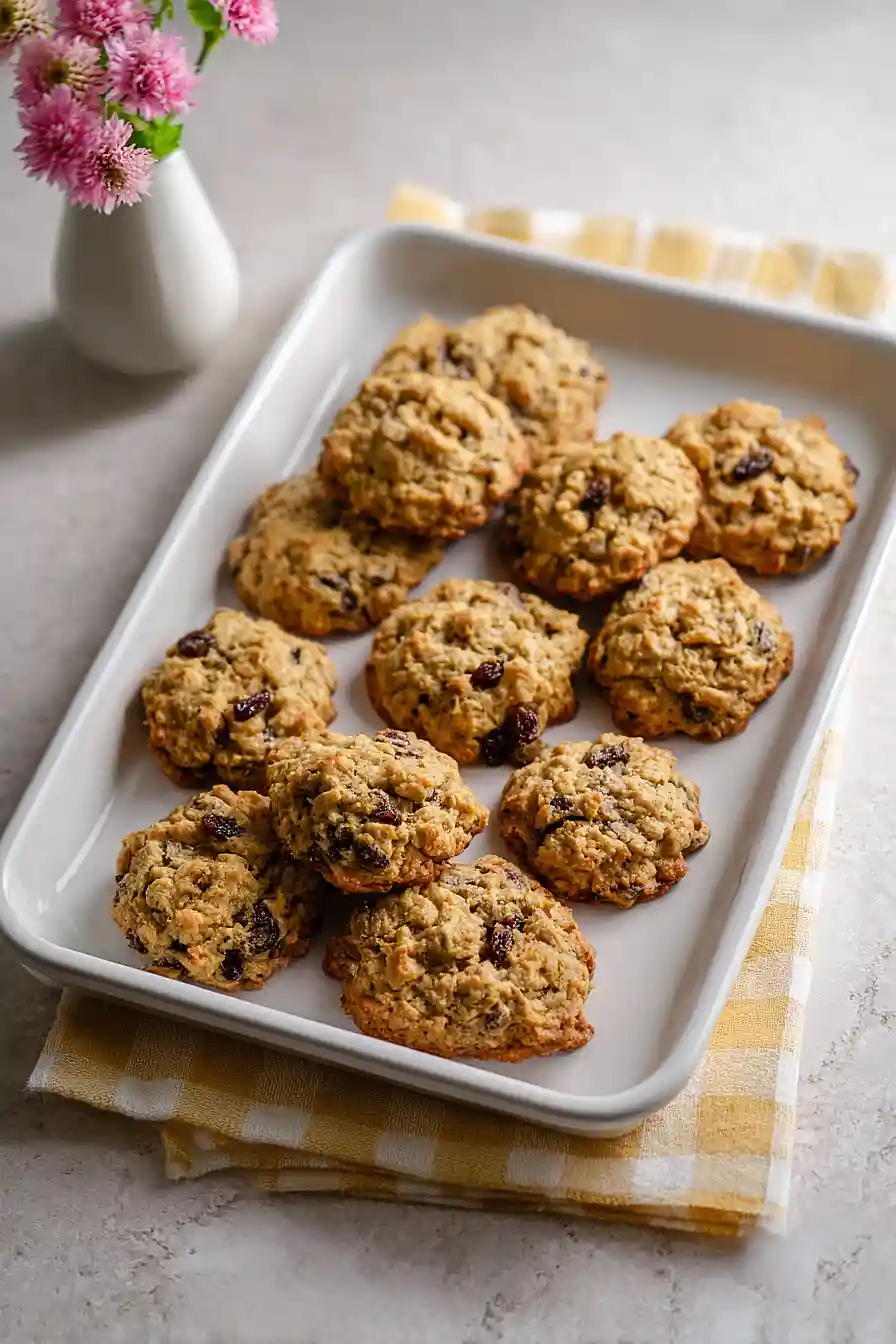 quick oatmeal raisin cookies