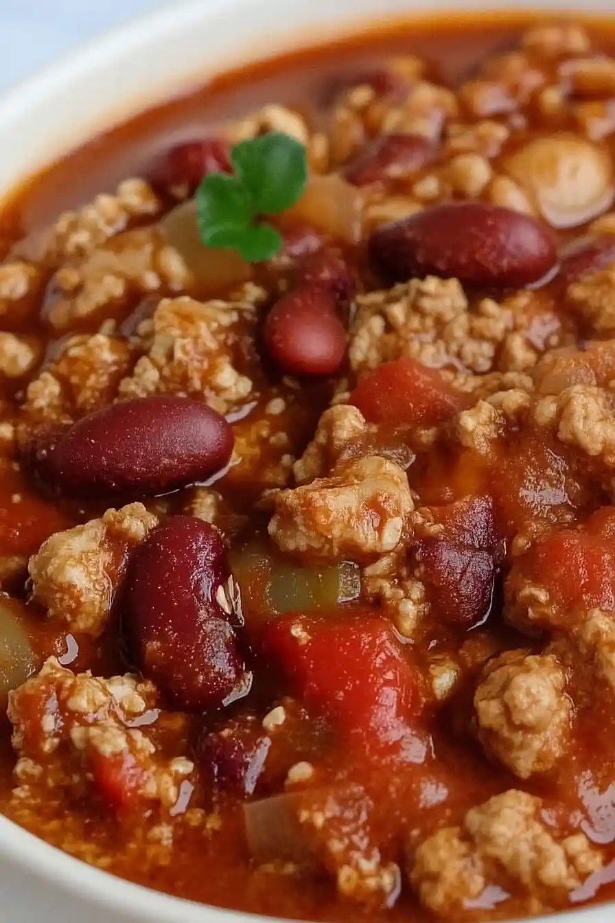 zero point chili in the crockpot