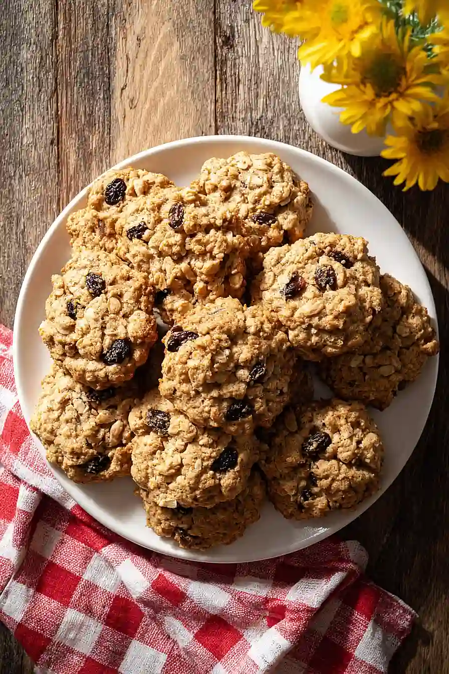 oat flour oatmeal raisin cookies
