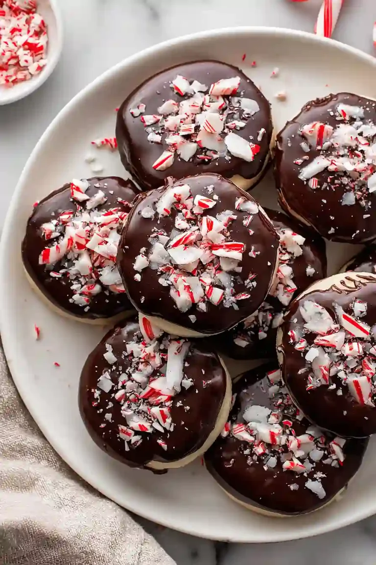 shortbread peppermint bark cookies