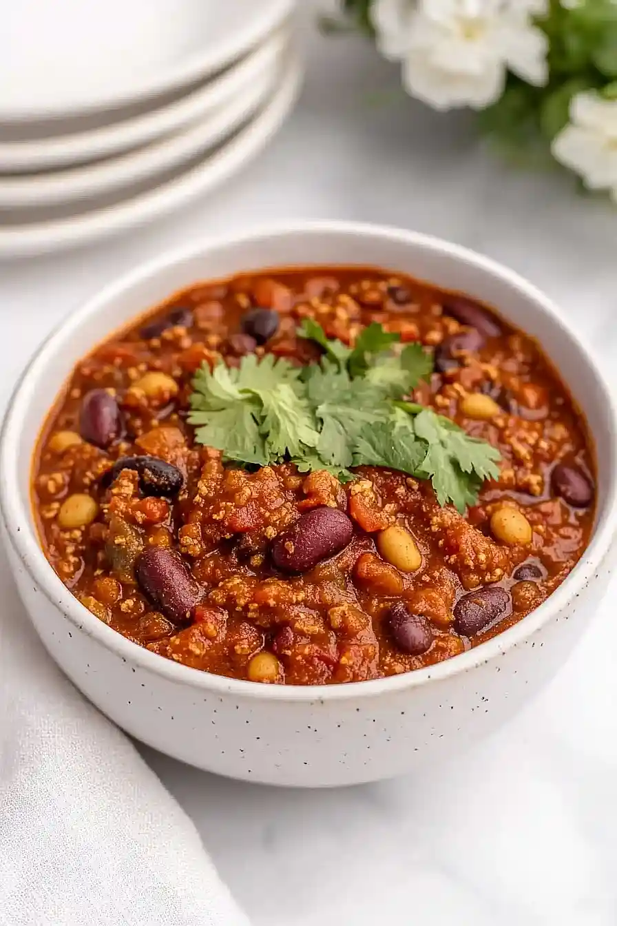 crockpot vegan chili
