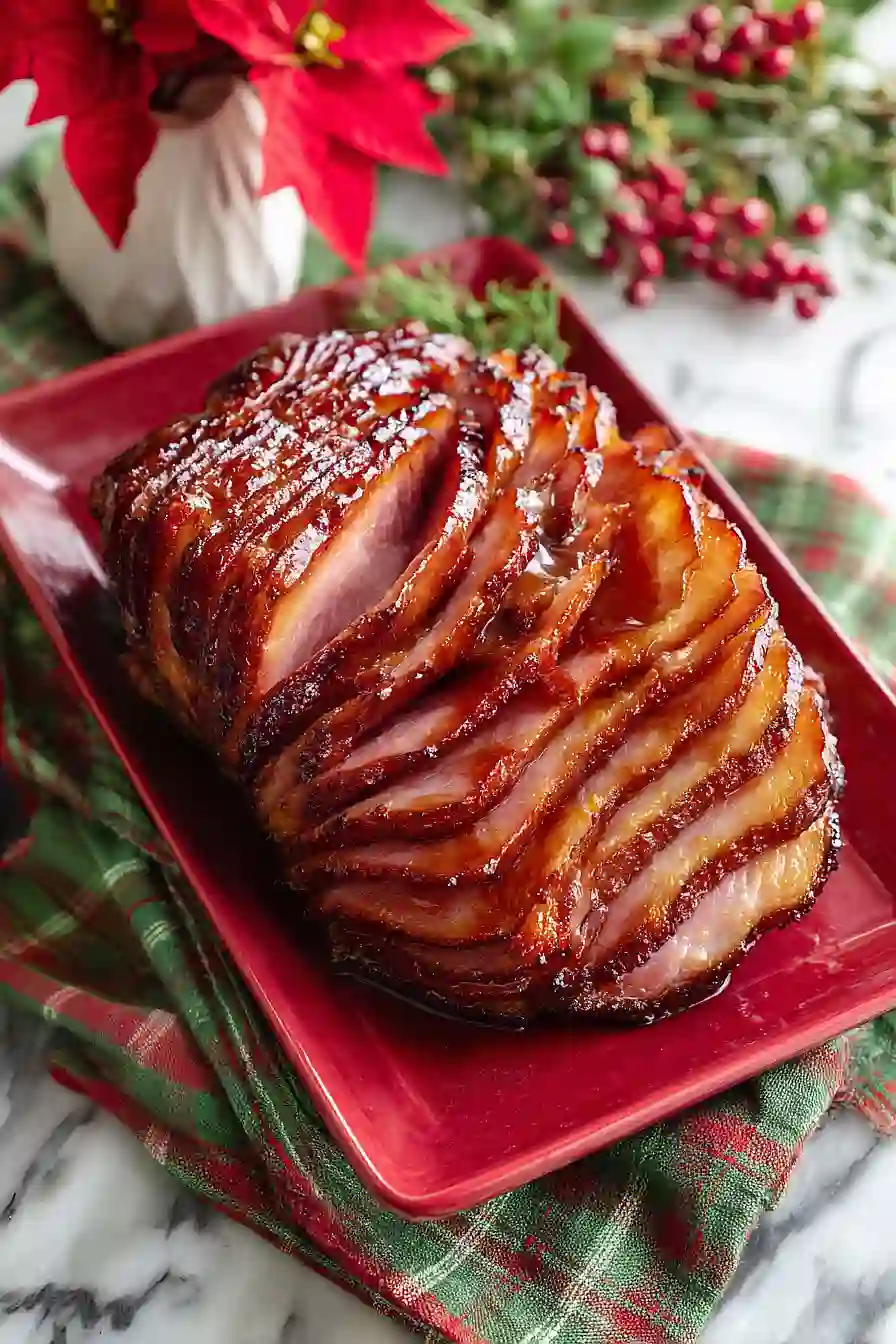smoked glazed ham