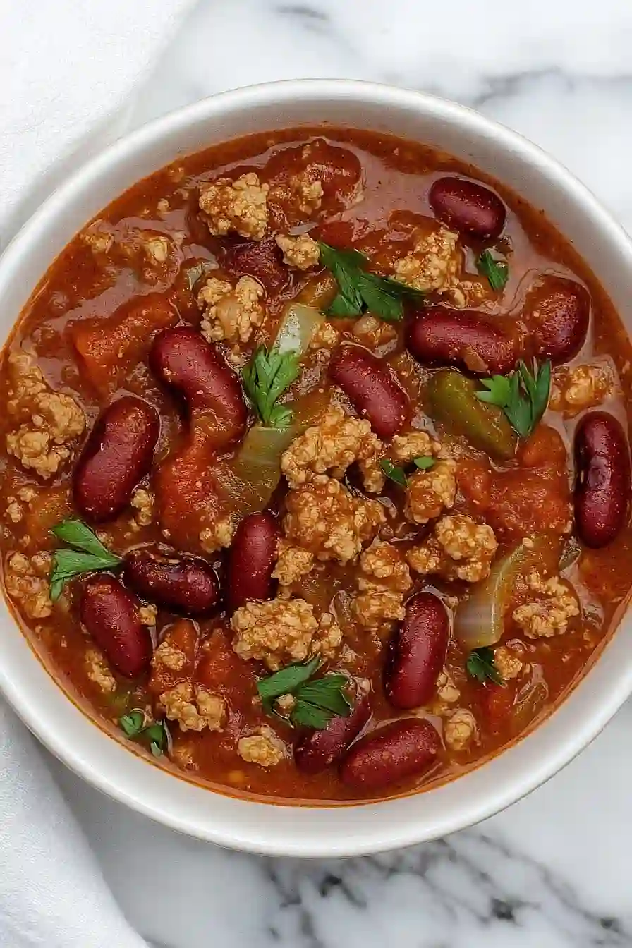 zero point chili in the crockpot