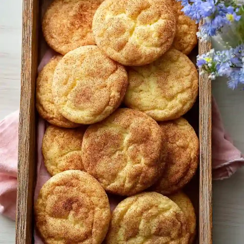 cake mix snickerdoodle cookies