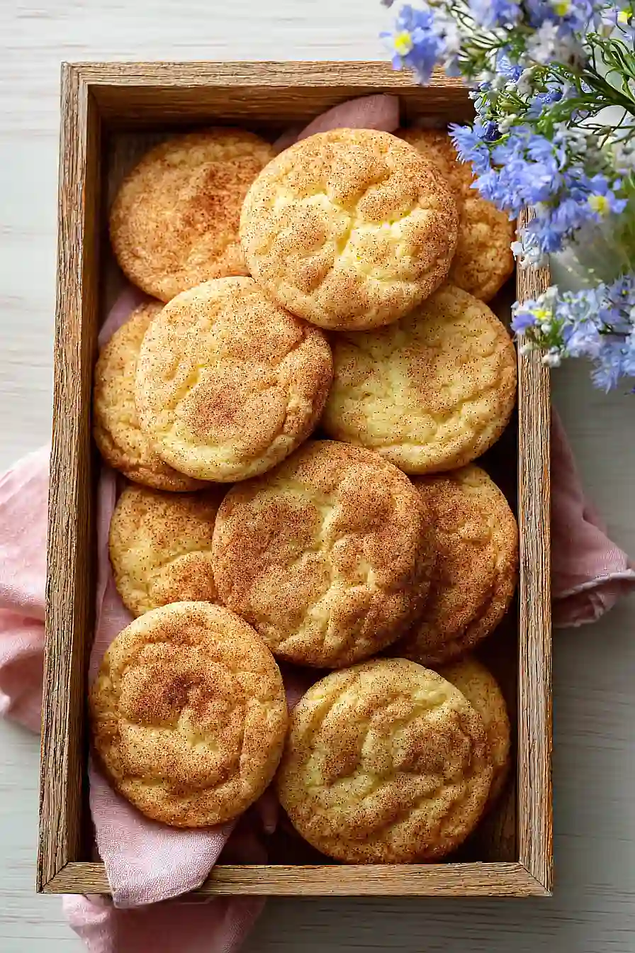 cake mix snickerdoodle cookies