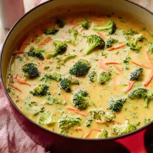 one pot broccoli cheddar soup