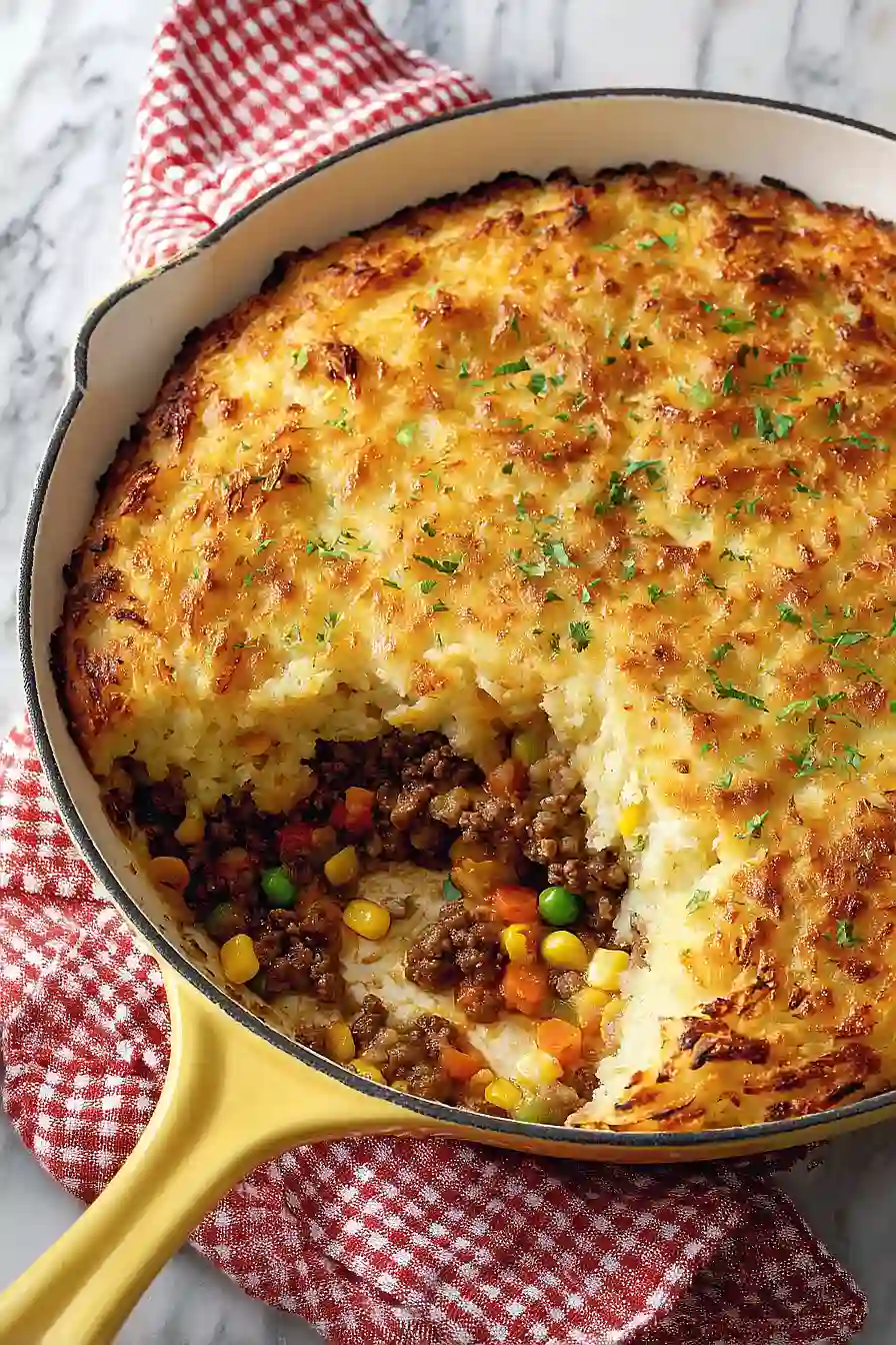 hash brown shepherd's pie