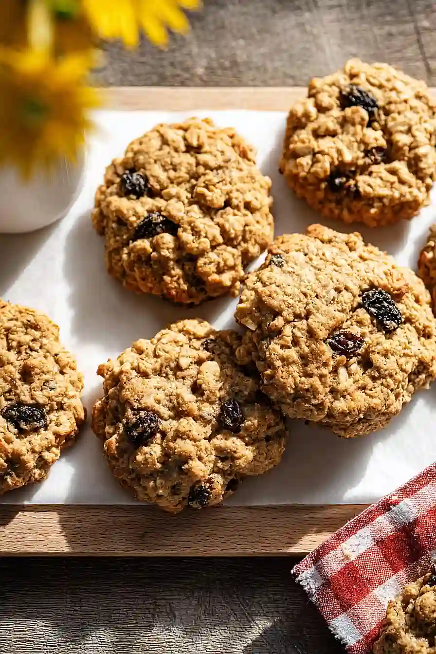 oat flour oatmeal raisin cookies