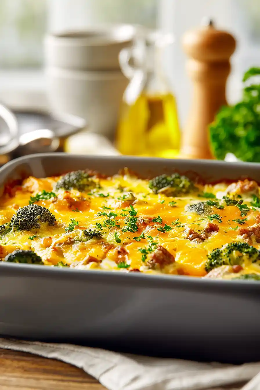 low carb egg and sausage bake 