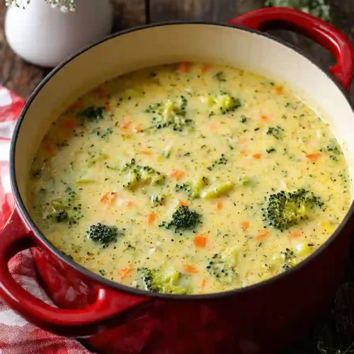 broccoli cheddar soup with cottage cheese