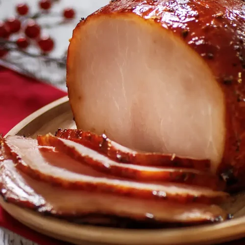 glazed turkey ham