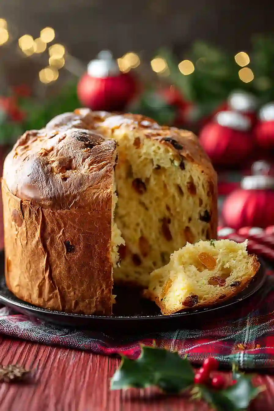 italian christmas bread (panettone)