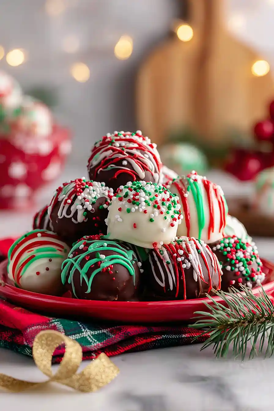 christmas chocolate truffles