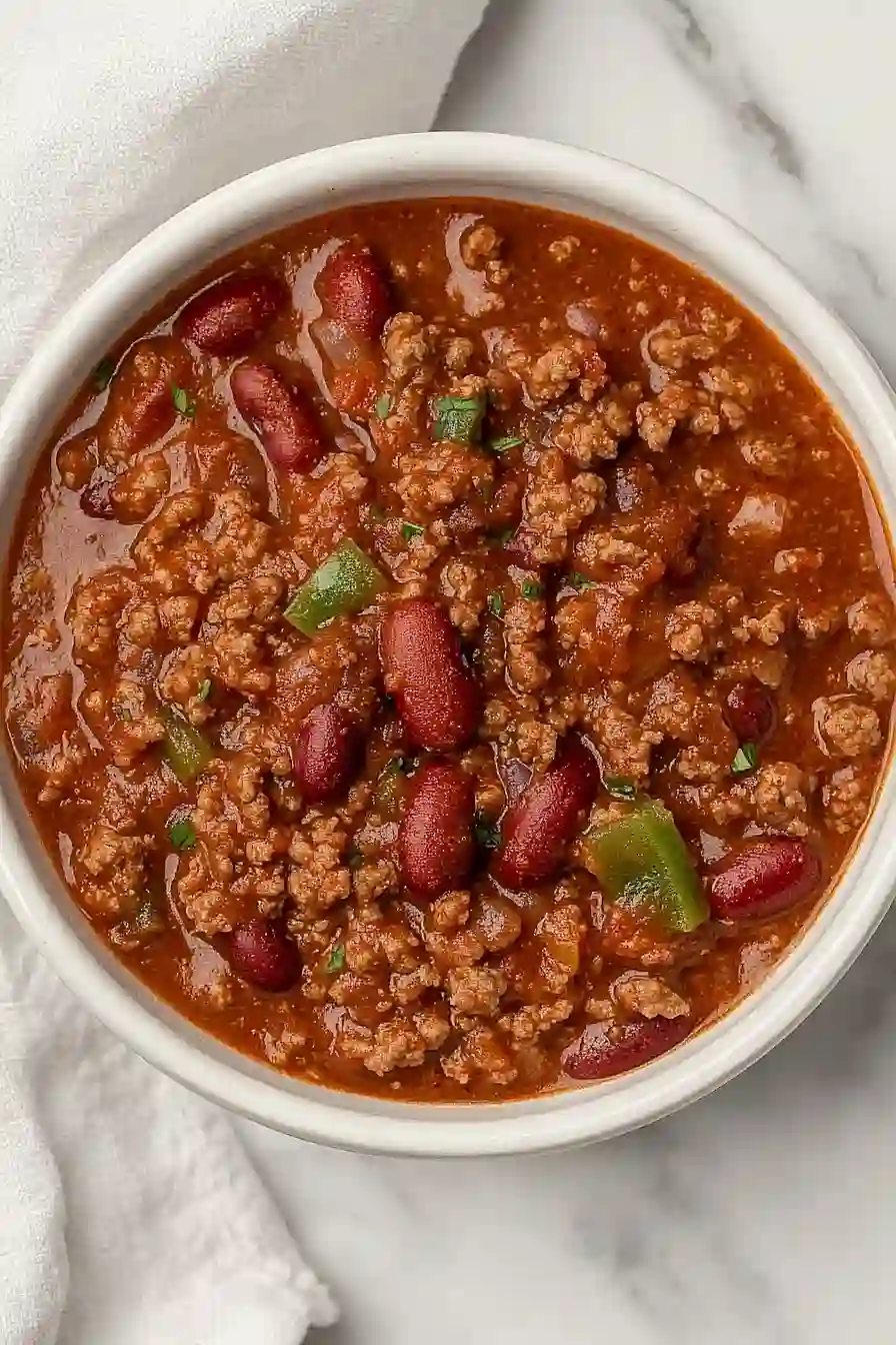crockpot chili with beer